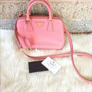 prada pink saffiano bag